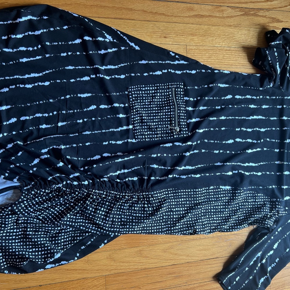 Habitat Black and White Striped Dress